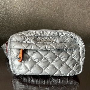 MZ Wallace Metro Belt Bag - Metallic Silver - LIKE NEW